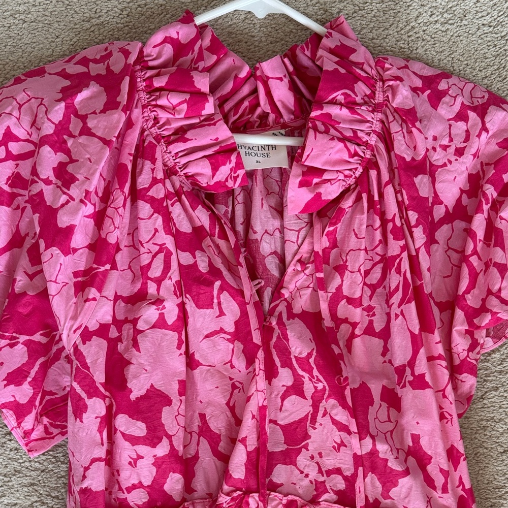 Tuckernuck Pink Floral Tiered Short Dress - Picture 5 of 5